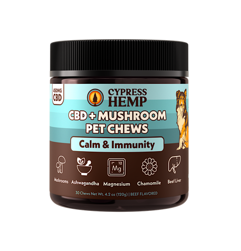 CBD + Mushroom Pet Chews (Calm & Immunity)