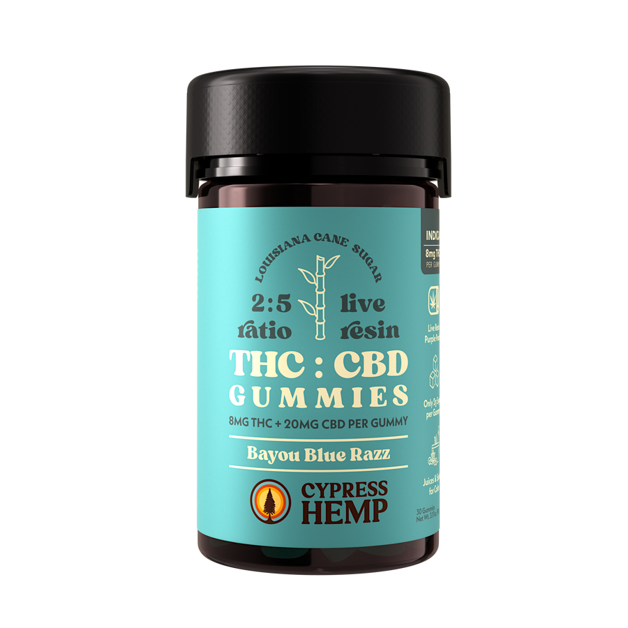 2:5 Ratio Live Resin THC + CBD Gummies