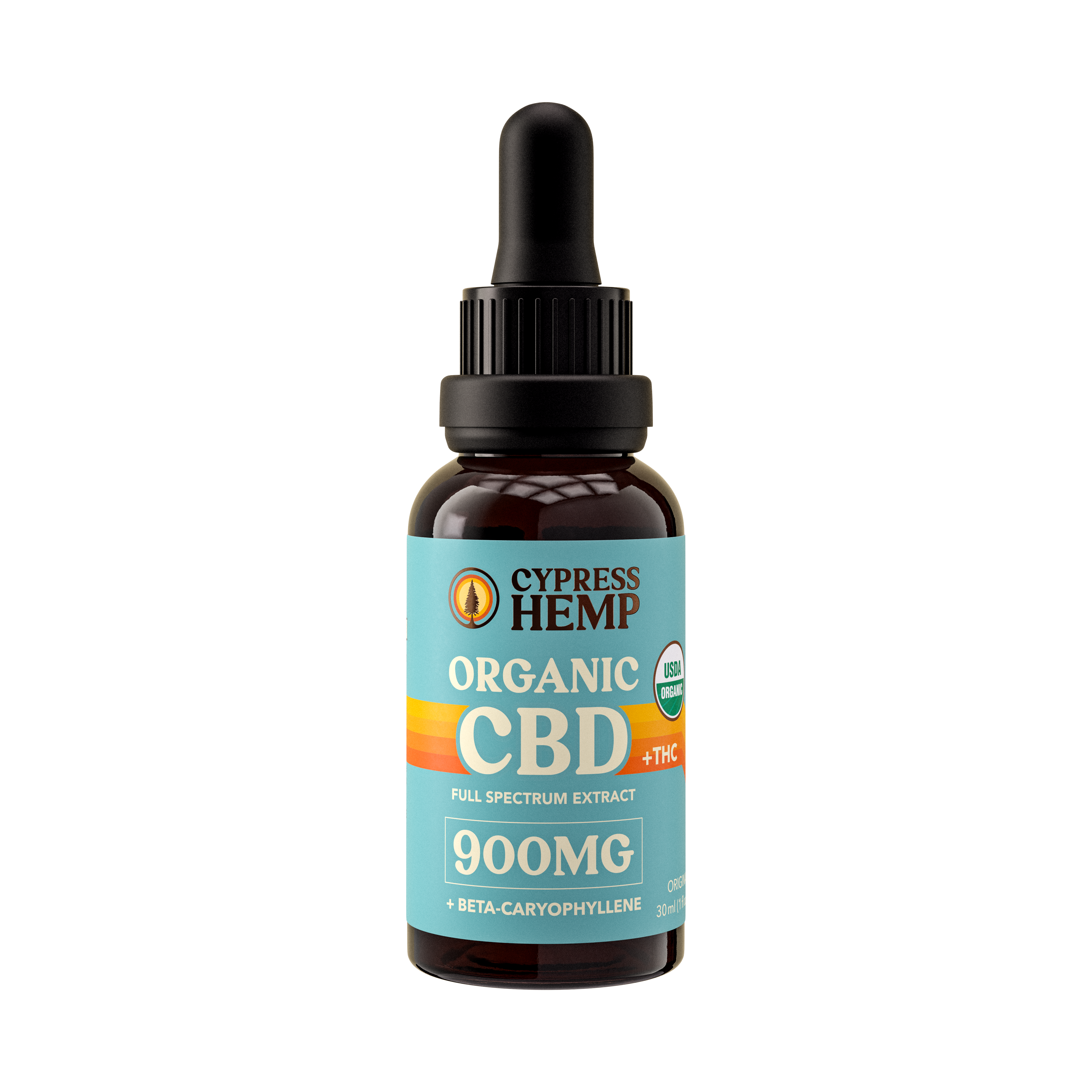USDA Organic Full Spectrum CBD Oil + BCP
