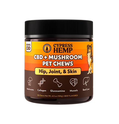 CBD + Mushroom Pet Chews (Hip, Joint, & Skin)