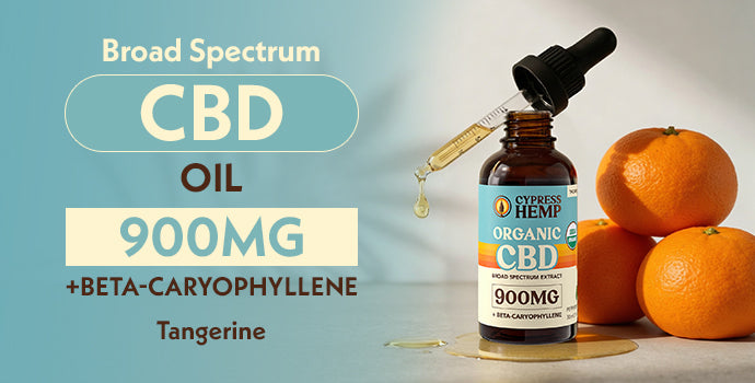 USDA Organic Broad Spectrum CBD Oil + BCP