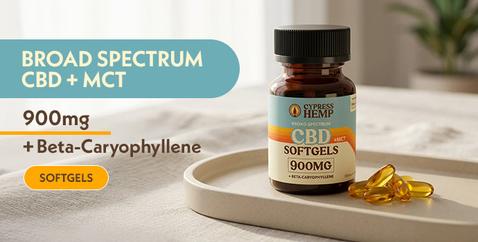 Broad Spectrum CBD Softgels + BCP