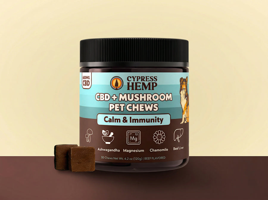CBD + Mushroom Pet Chews (Calm & Immunity)