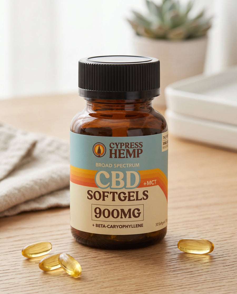 Broad Spectrum CBD Softgels + BCP