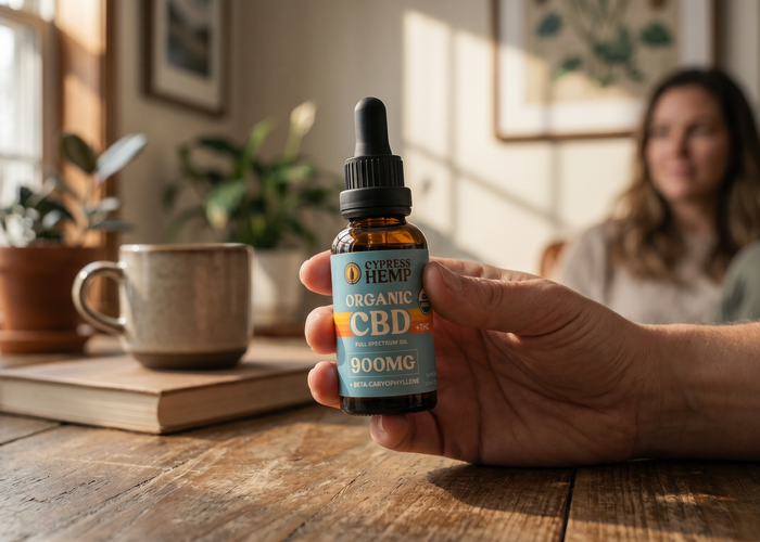 USDA Organic Full Spectrum CBD Oil + BCP – Cypress Hemp