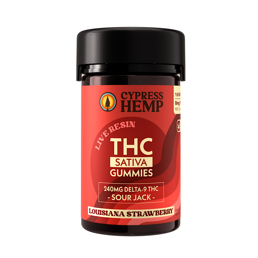 1:0 Ratio - Live Resin THC Gummies - 240mg (Sativa - Bayou Blue Razz) 1:0 Ratio - Live Resin THC Gummies - 240mg (Sativa - Bayou Blue Razz)