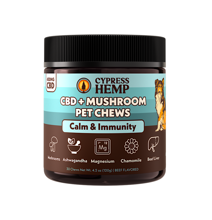 CBD + Mushroom Pet Chews (Calm & Immunity)