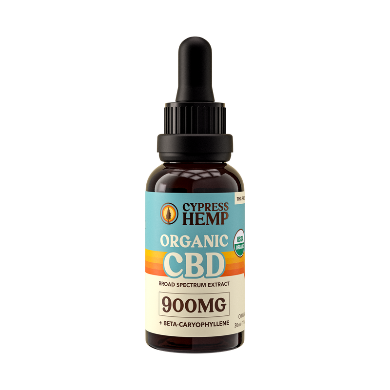 Organic Broad Spectrum CBD Oil - Cypress Hemp
