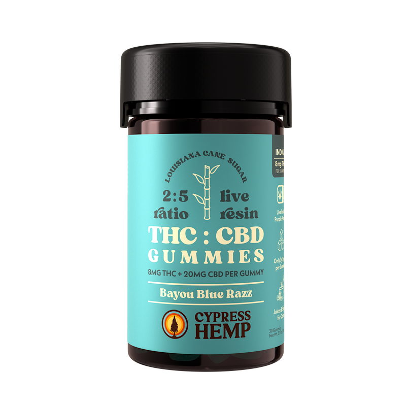 CRDB 50% リキッド 1ml 2本/結晶CBDCRDPシーシャマッドハニー 2:5 Ratio Live Resin THC + CBD Gummies - 240mg:600mg (Sativa