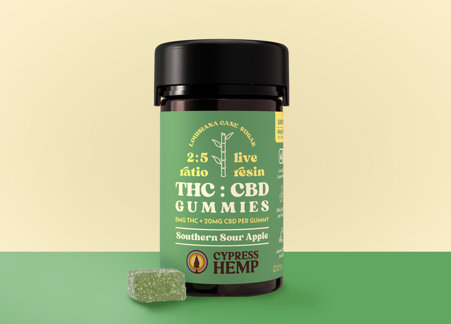 2:5 Ratio Live Resin THC + CBD Gummies