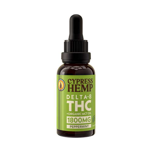 Delta-8 THC Oil - 1800mg - 60mg THC / mL / Peppermint