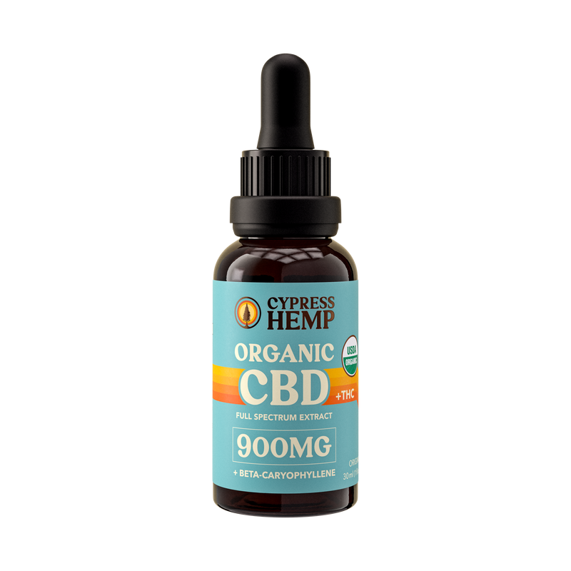 USDA Organic Full Spectrum CBD Oil + BCP – Cypress Hemp