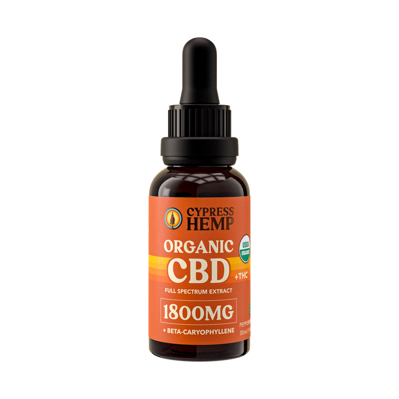 USDA Organic Full Spectrum CBD Oil + BCP – Cypress Hemp