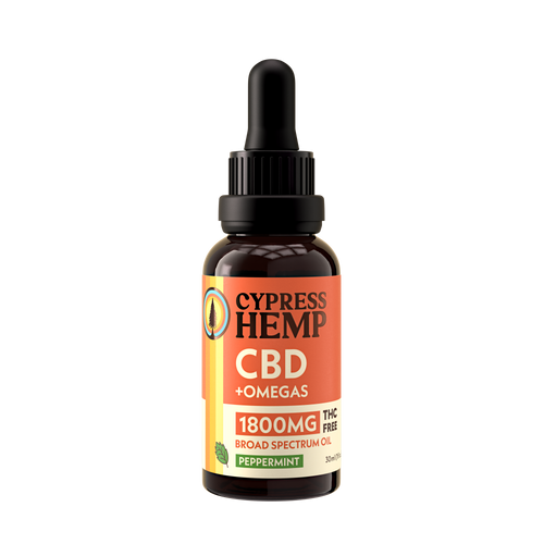 USDA Organic Full Spectrum CBD Oil + BCP - (900mg - Tangerine)