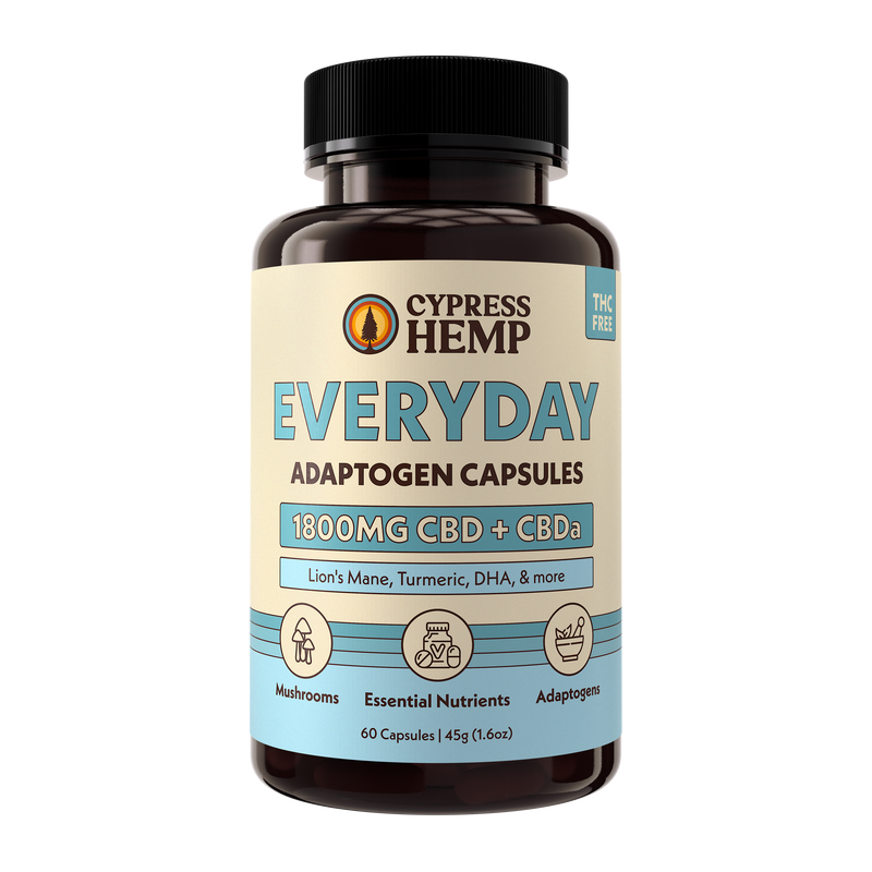 CBD Adaptogen Capsules – Cypress Hemp