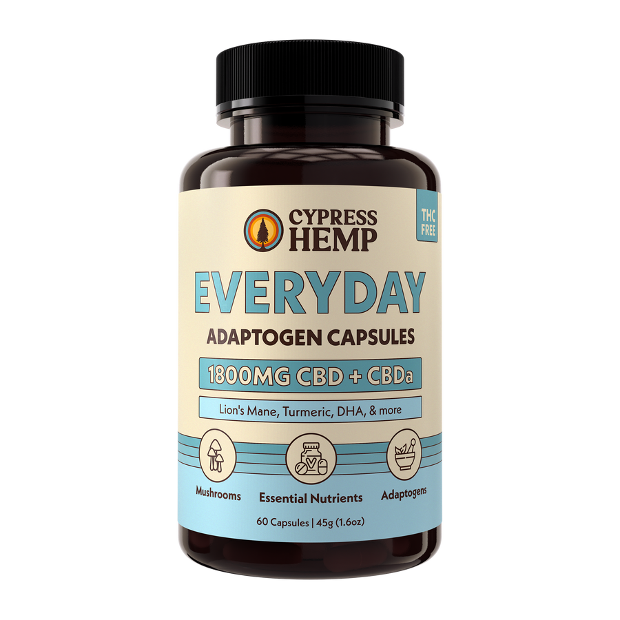 CBD Adaptogen Capsules – Cypress Hemp CBD Adaptogen Capsules – Cypress Hemp