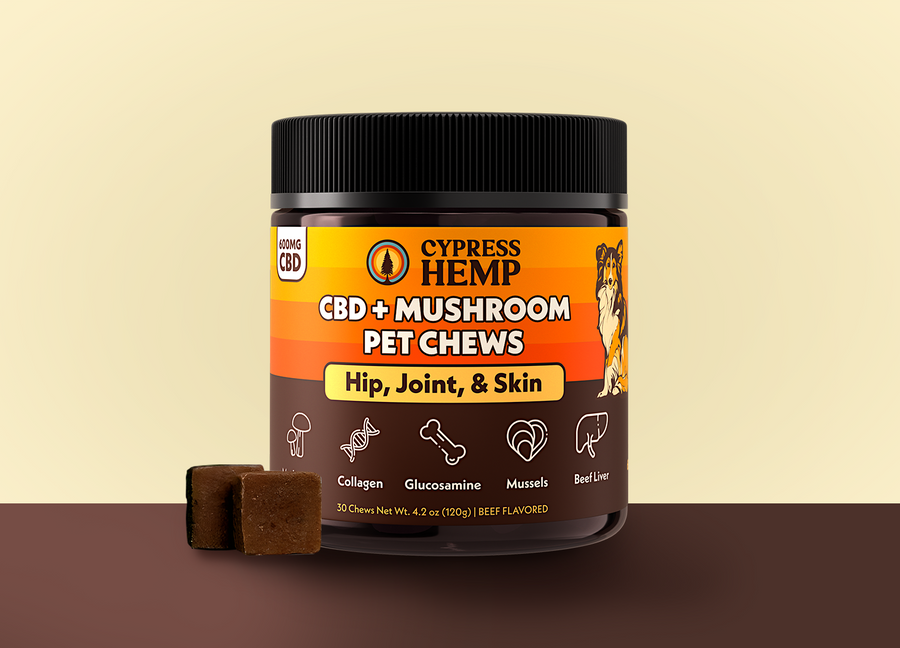 CBD + Mushroom Pet Chews (Hip, Joint, & Skin)