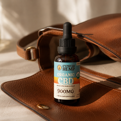 USDA Organic Broad Spectrum CBD Oil + BCP – Cypress Hemp