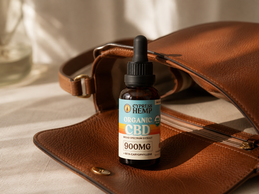 USDA Organic Broad Spectrum CBD Oil + BCP