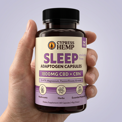 CBD Adaptogen Capsules - Sleep (CBD + CBN) Melatonin-Free