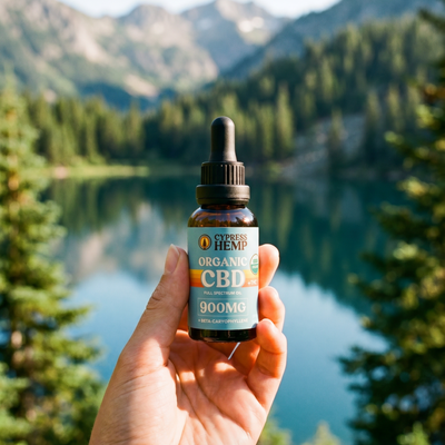 USDA Organic Full Spectrum CBD Oil + BCP – Cypress Hemp