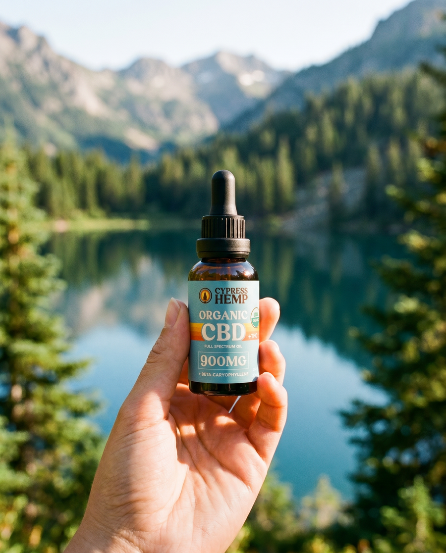 USDA Organic Full Spectrum CBD Oil + BCP